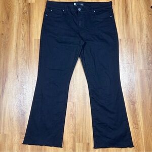 Kut from the Kloth Black Flare Wide Leg Jeans